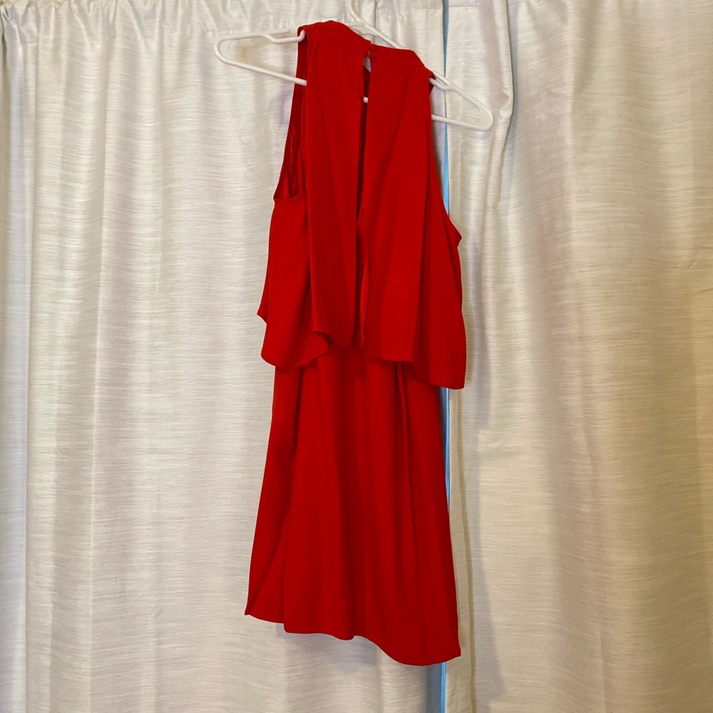 Gorgeous silky red dress - Picture 5 of 8